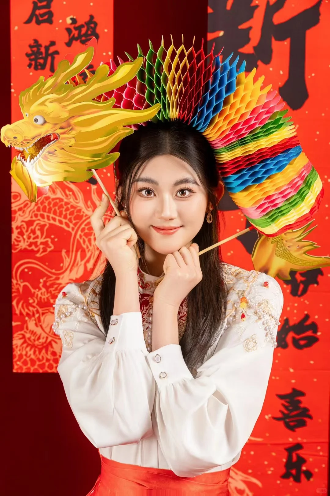 小偿写真、妆面模特