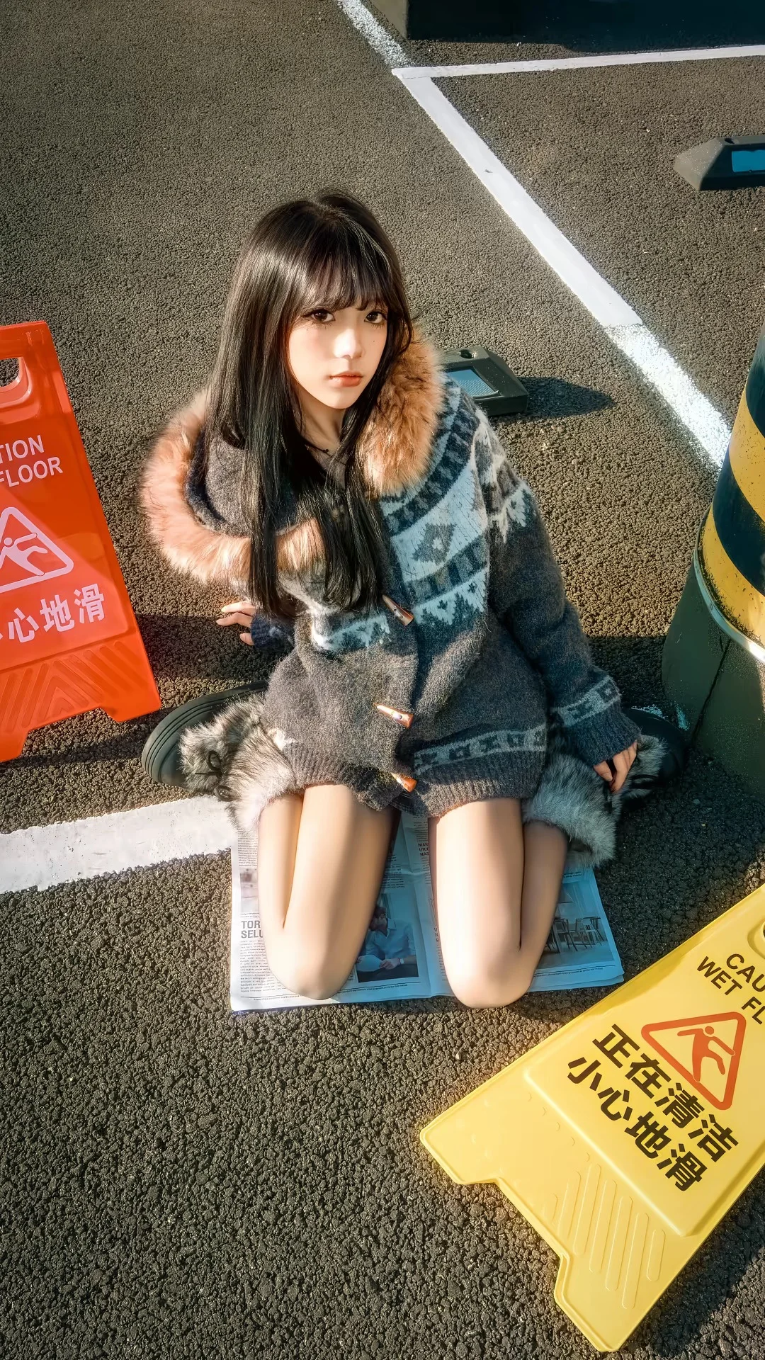 🔥楼顶停车场辣妹图鉴！谁懂！