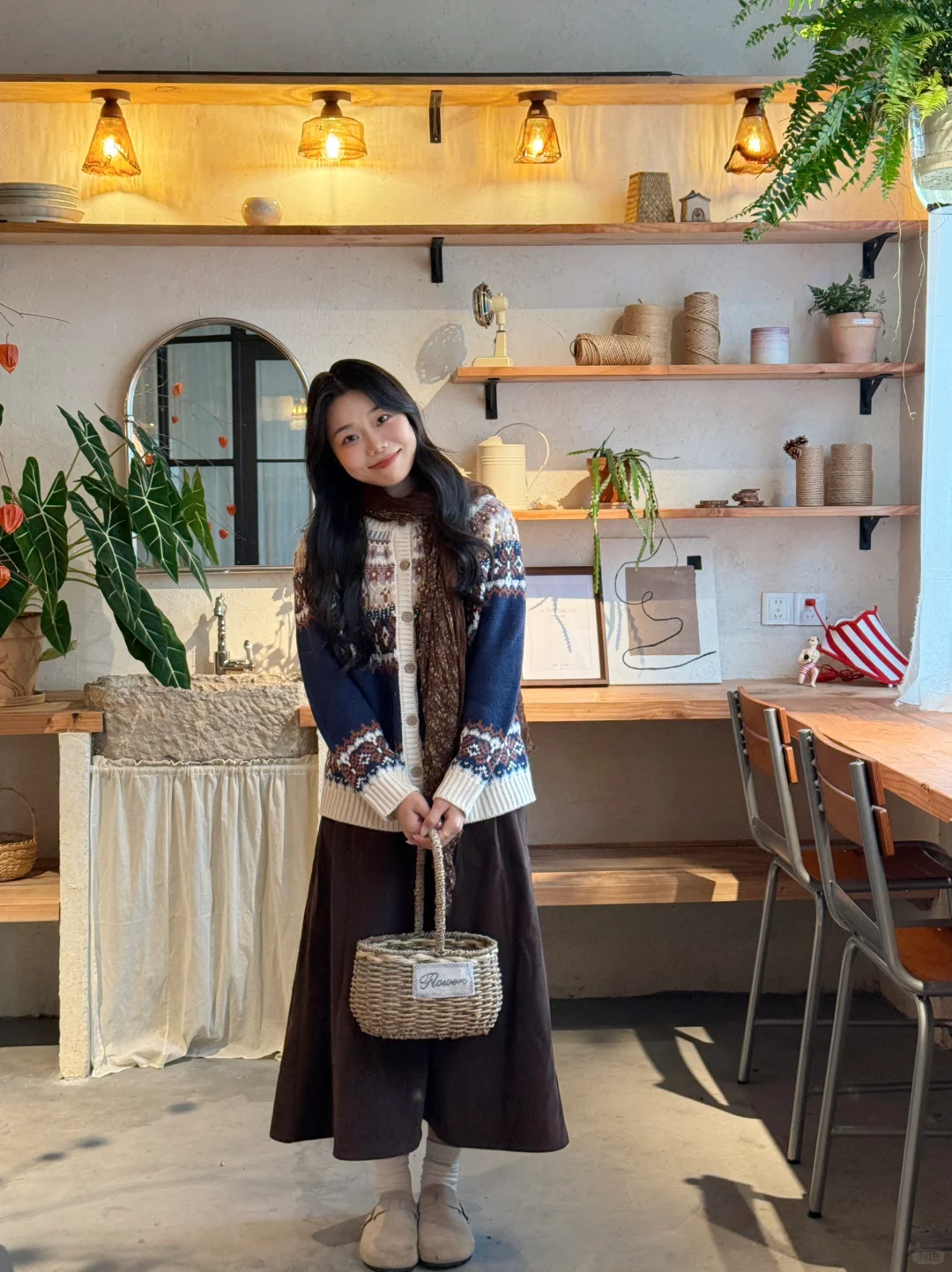 秋冬复古棕色系