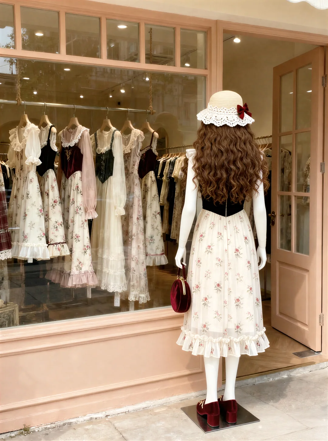 到底是谁在喜欢这种黑丝绒吊带裙呀？！🍤