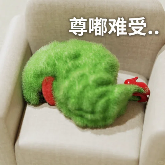 苦瓜女士表情包｜好难受。尊嘟好不开心☹️..