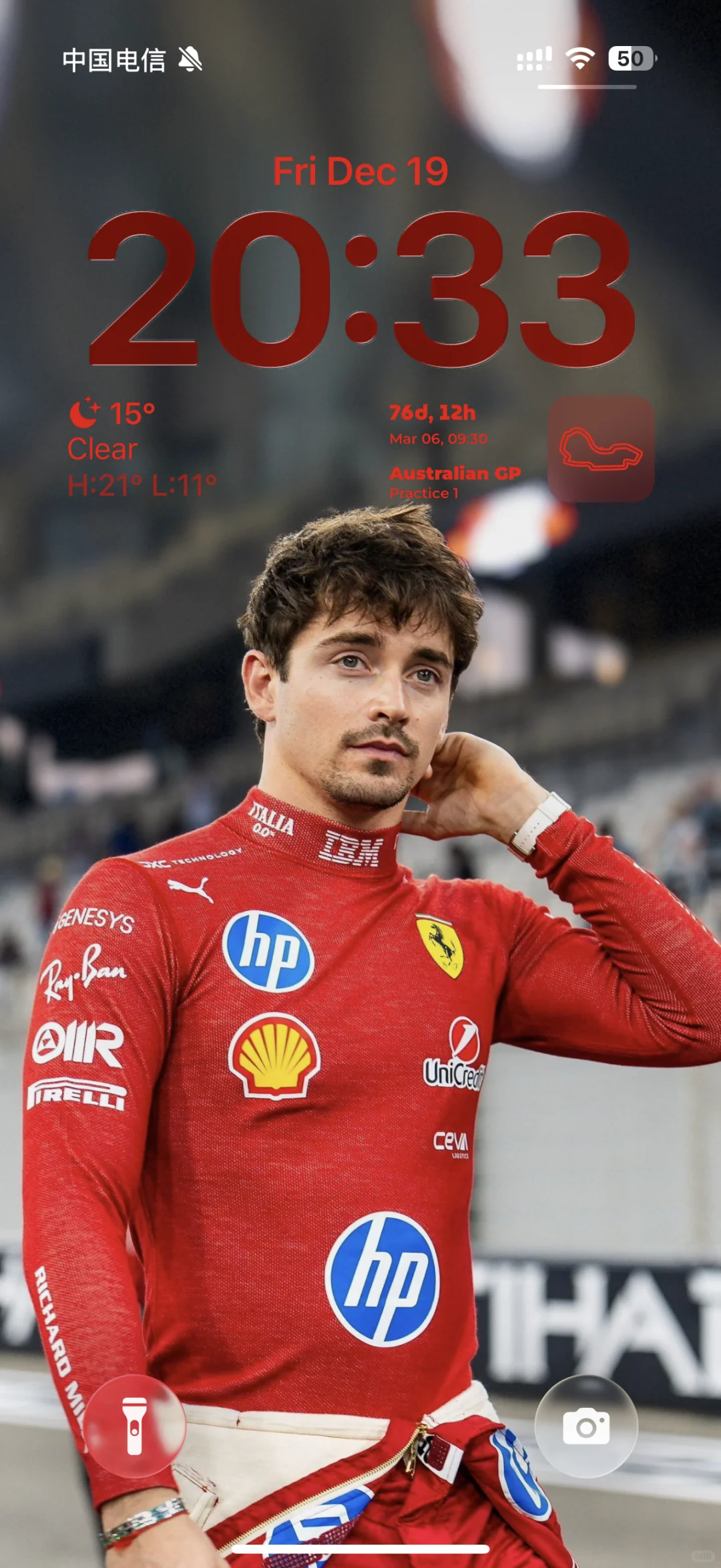 F1 4K壁纸日更｜勒克莱尔，红马战车