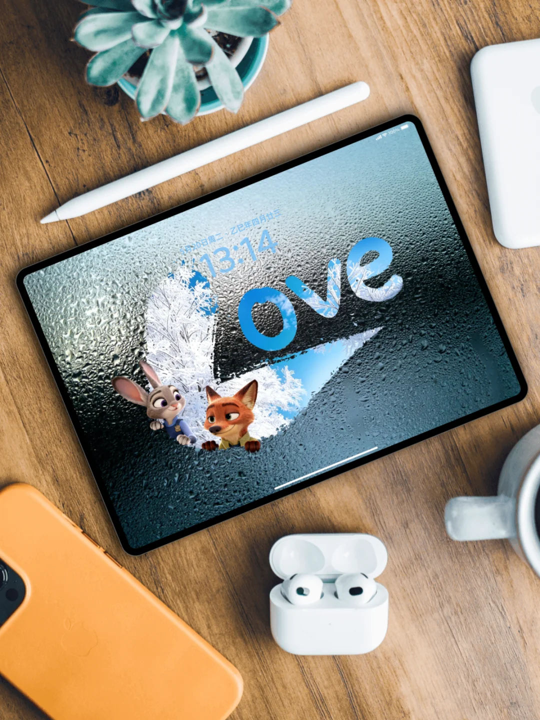 有爱的尼克朱迪｜平板壁纸