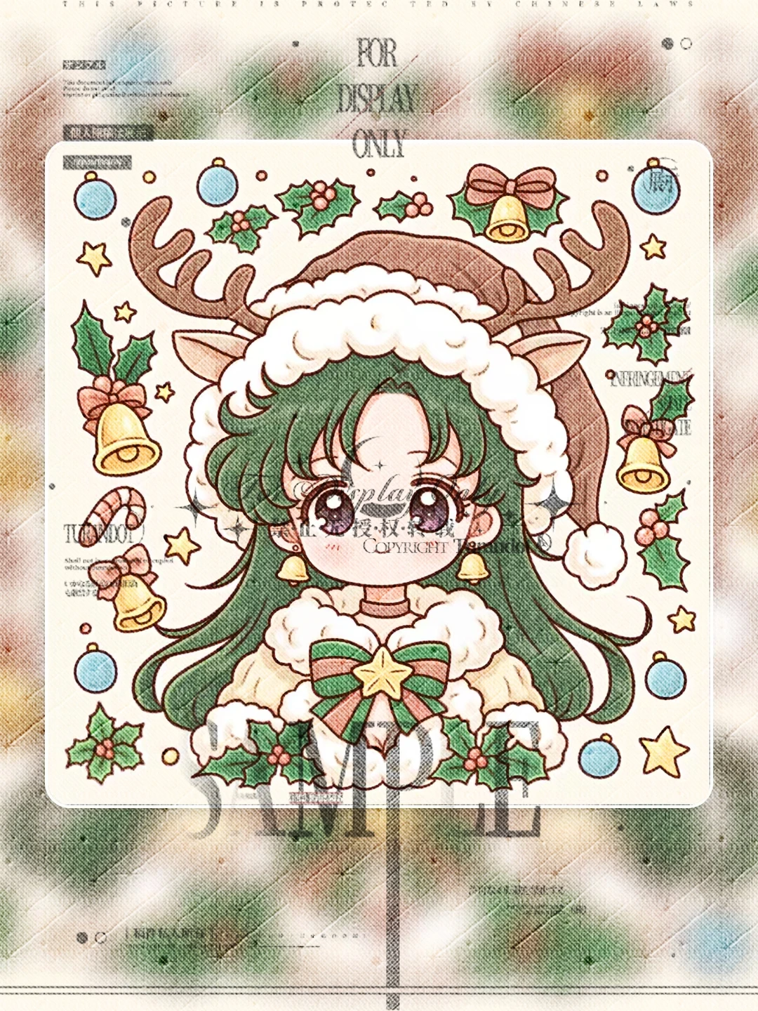 美少女战士圣诞鹿角头像✨