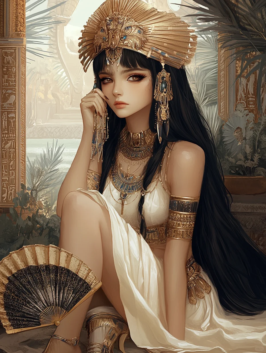 尼罗河畔的少女