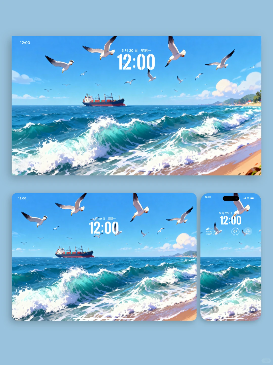 电脑&手机壁纸——大海0-014