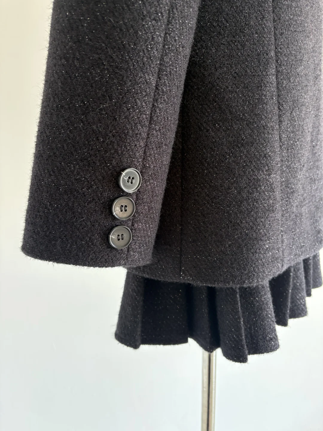 捡漏！门店在售，小个子复古毛呢套装女新款