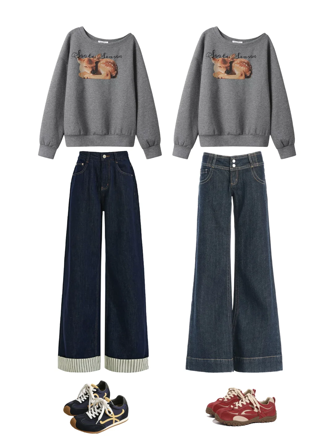 早秋卫衣穿搭合集🍂