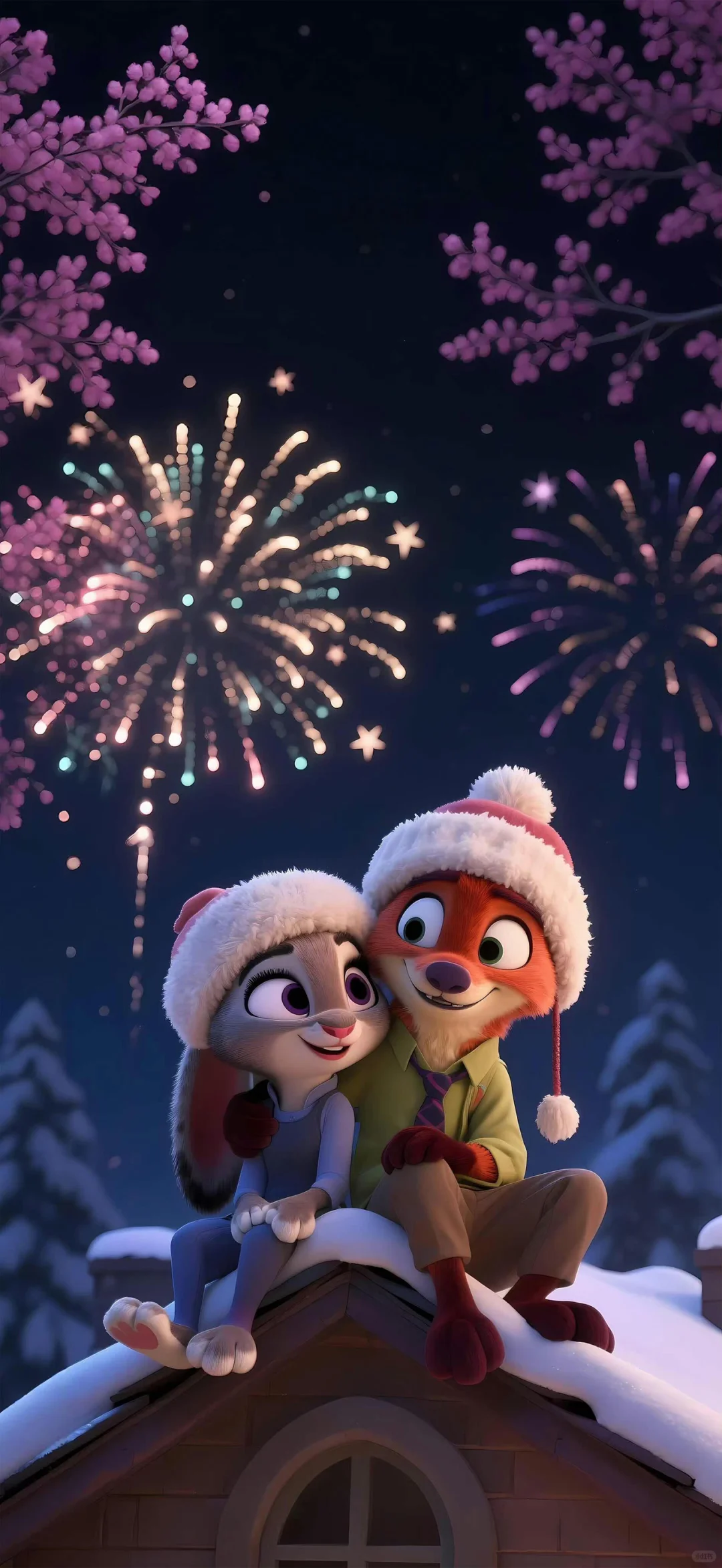 iOS26·疯狂动物城圣诞壁纸·好美！