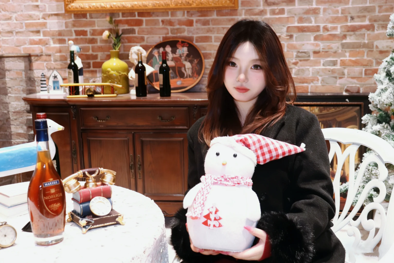 西安女摄陪拍：有没有周末想去预制圣诞节照