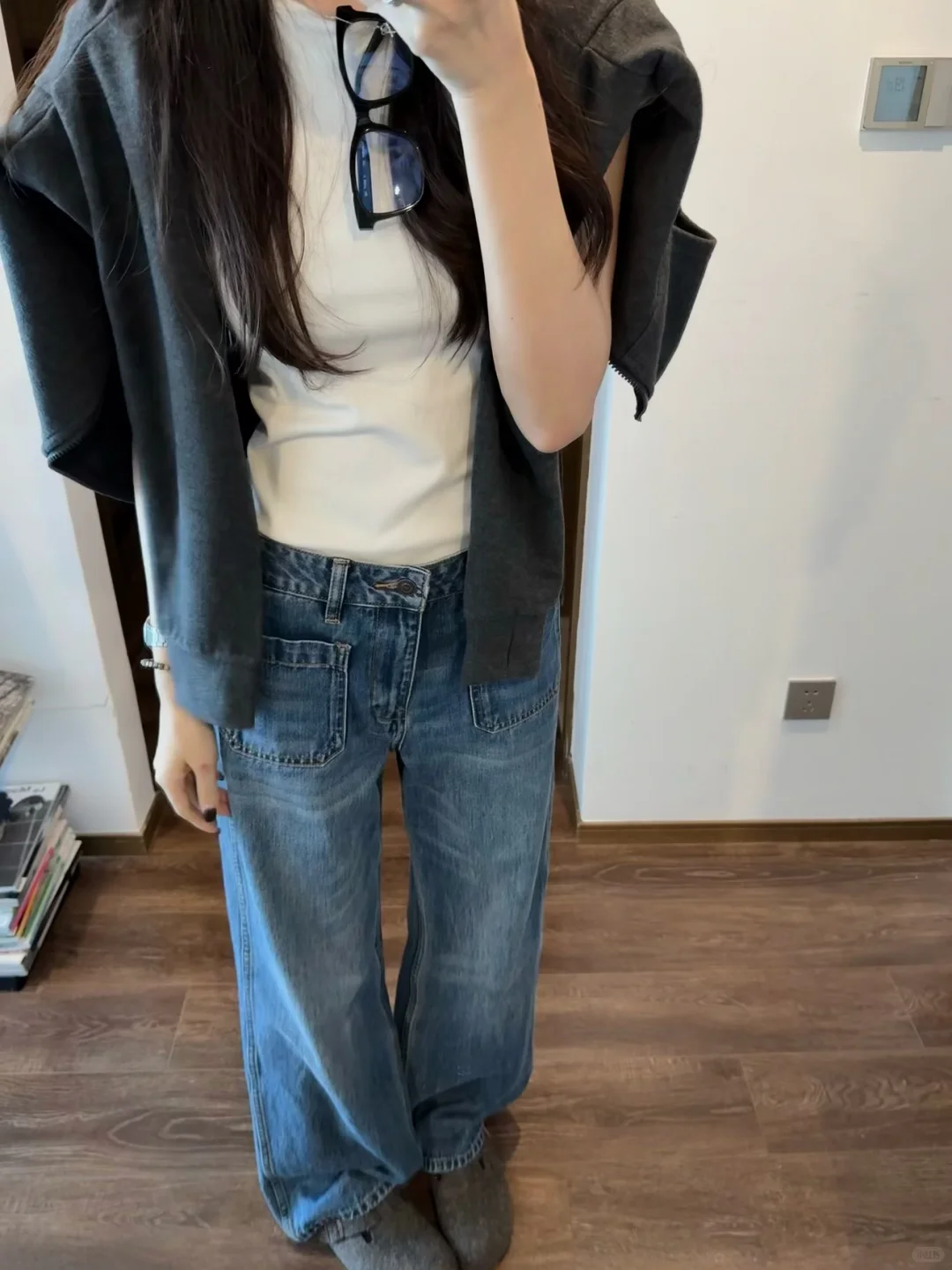 近期top1🏆 复古口袋牛仔裤已售5000+件了