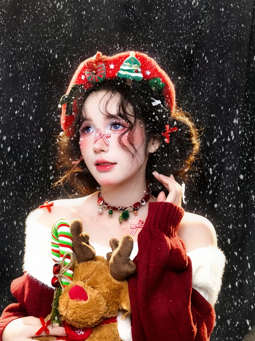 这么潦草…确定吗？！雪花精灵圣诞写真🎄