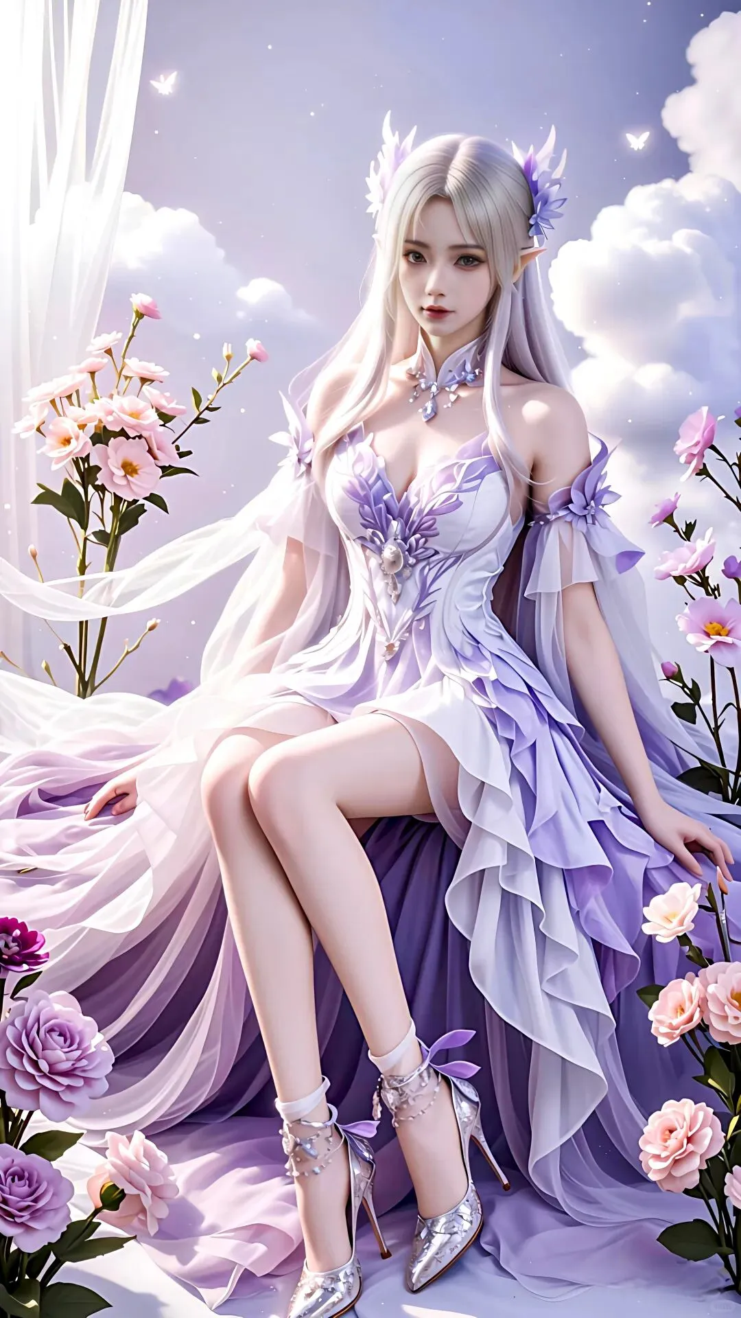 斗破苍穹，小医仙套图美腿高跟