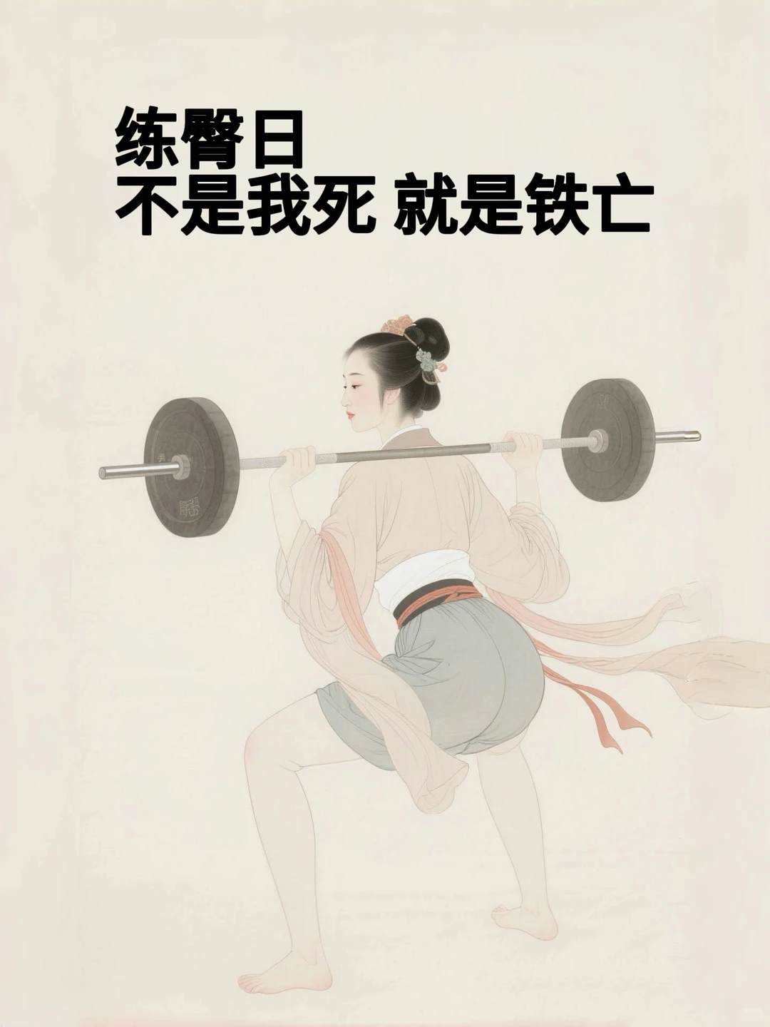 撸铁女孩超有梗的朋友圈健身文案！