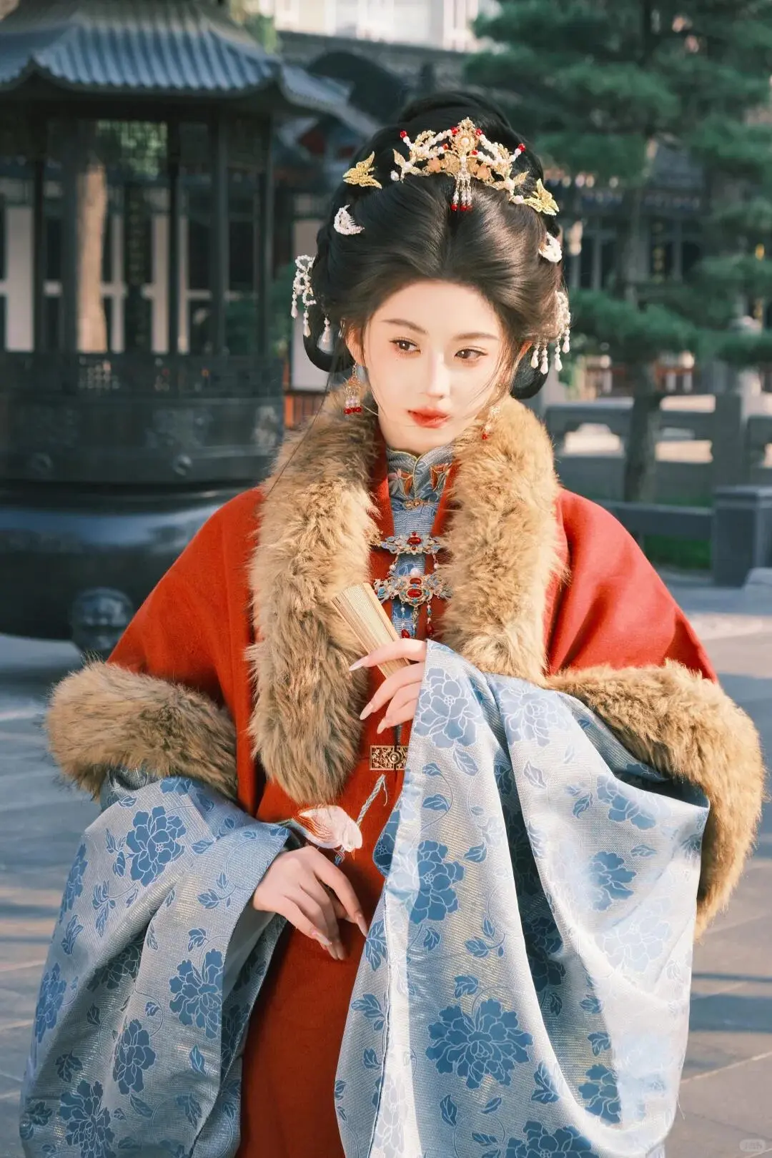 西安！不夜城！体验一天明制贵女（含披肩