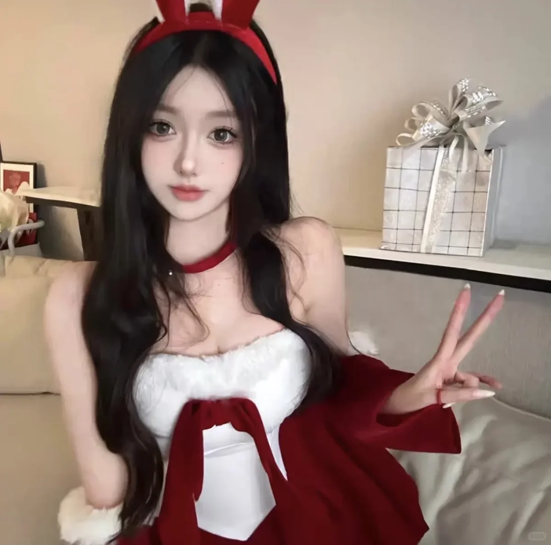 圣诞小裙子谁穿谁好看啊！