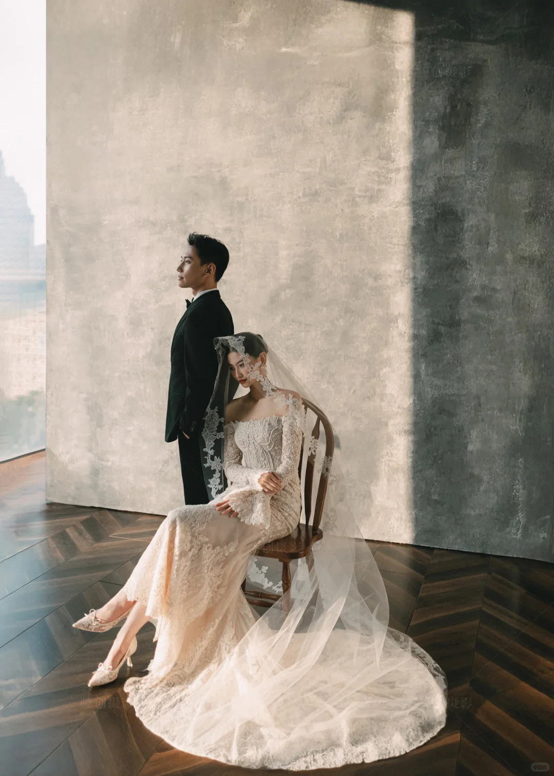 真实客片‼️女明星也太会选婚纱照风格了