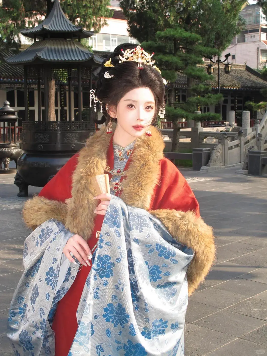 西安！不夜城！体验一天明制贵女（含披肩