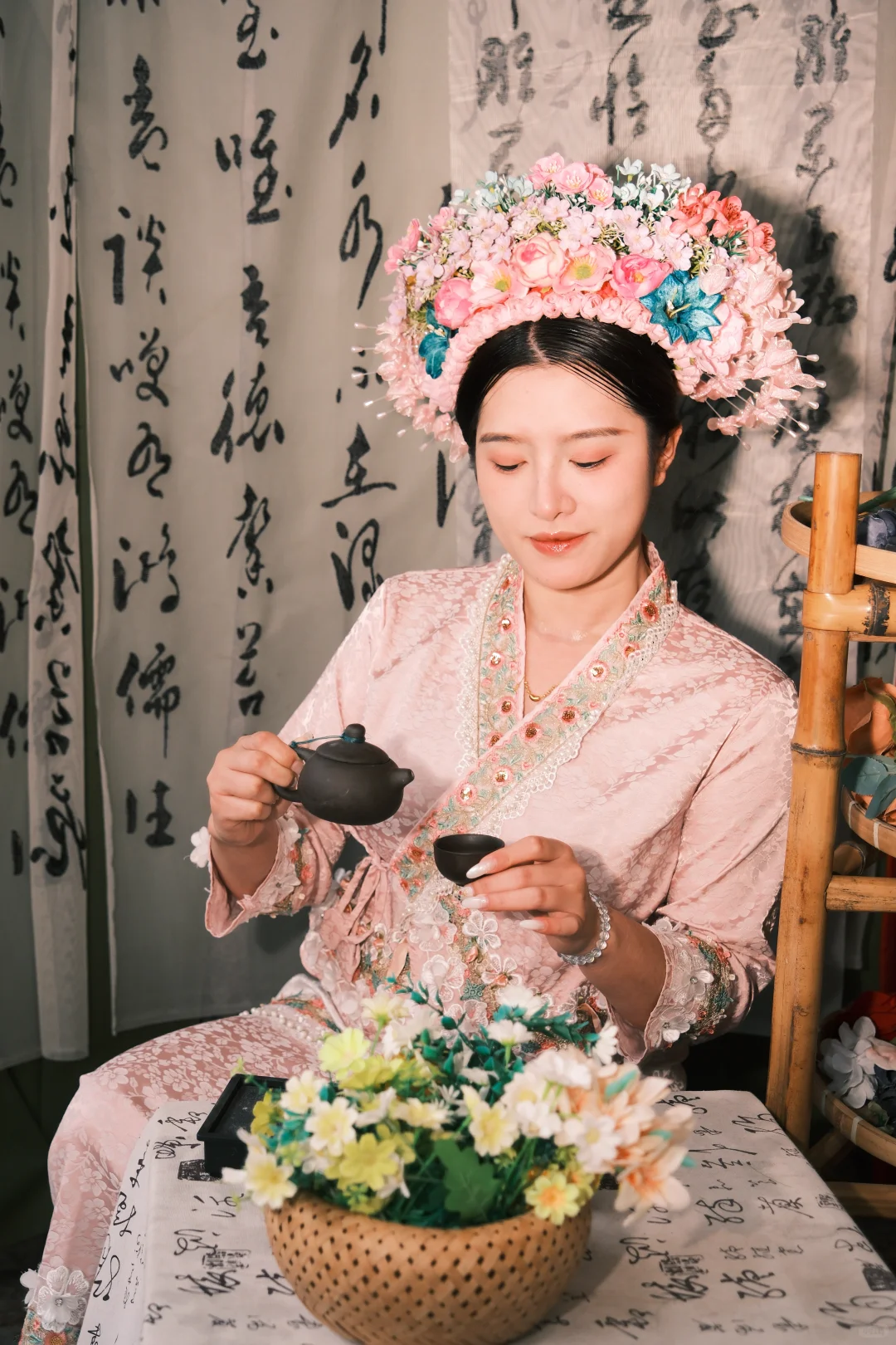 让我看看是谁公费游玩🫣泉州鲟浦簪花