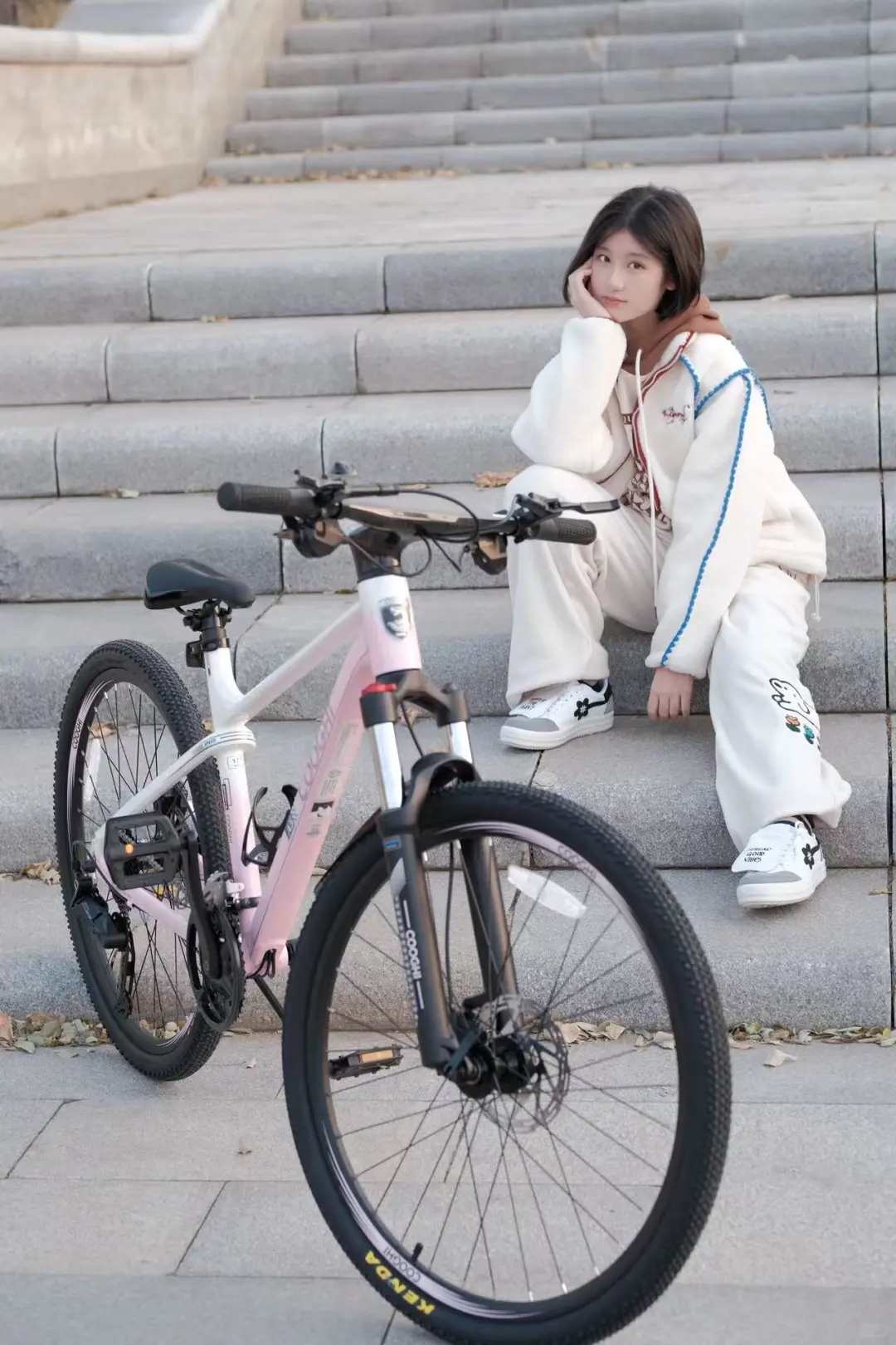 美少女的冬日骑行plog参考✨