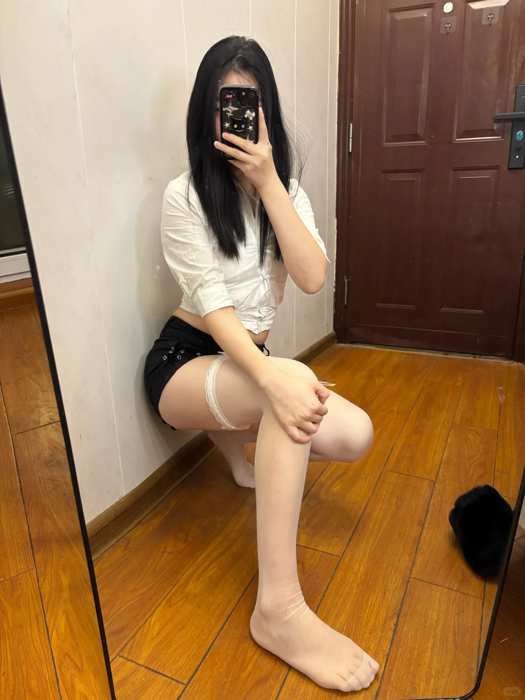 168/108 白丝穿搭