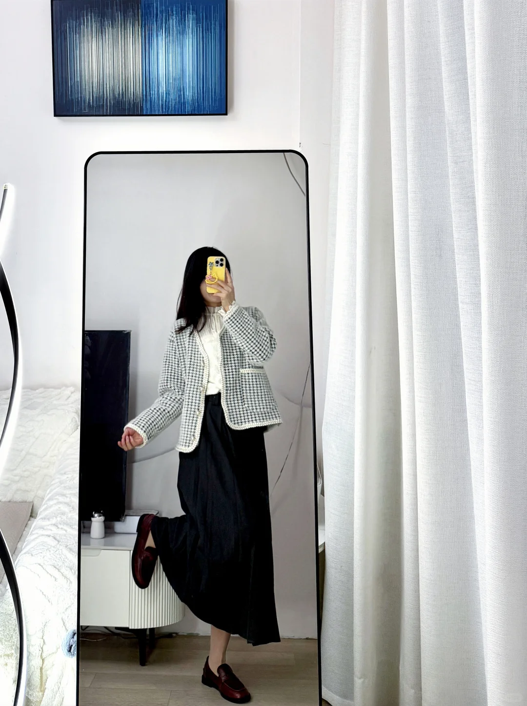 半身裙➕丝袜穿搭