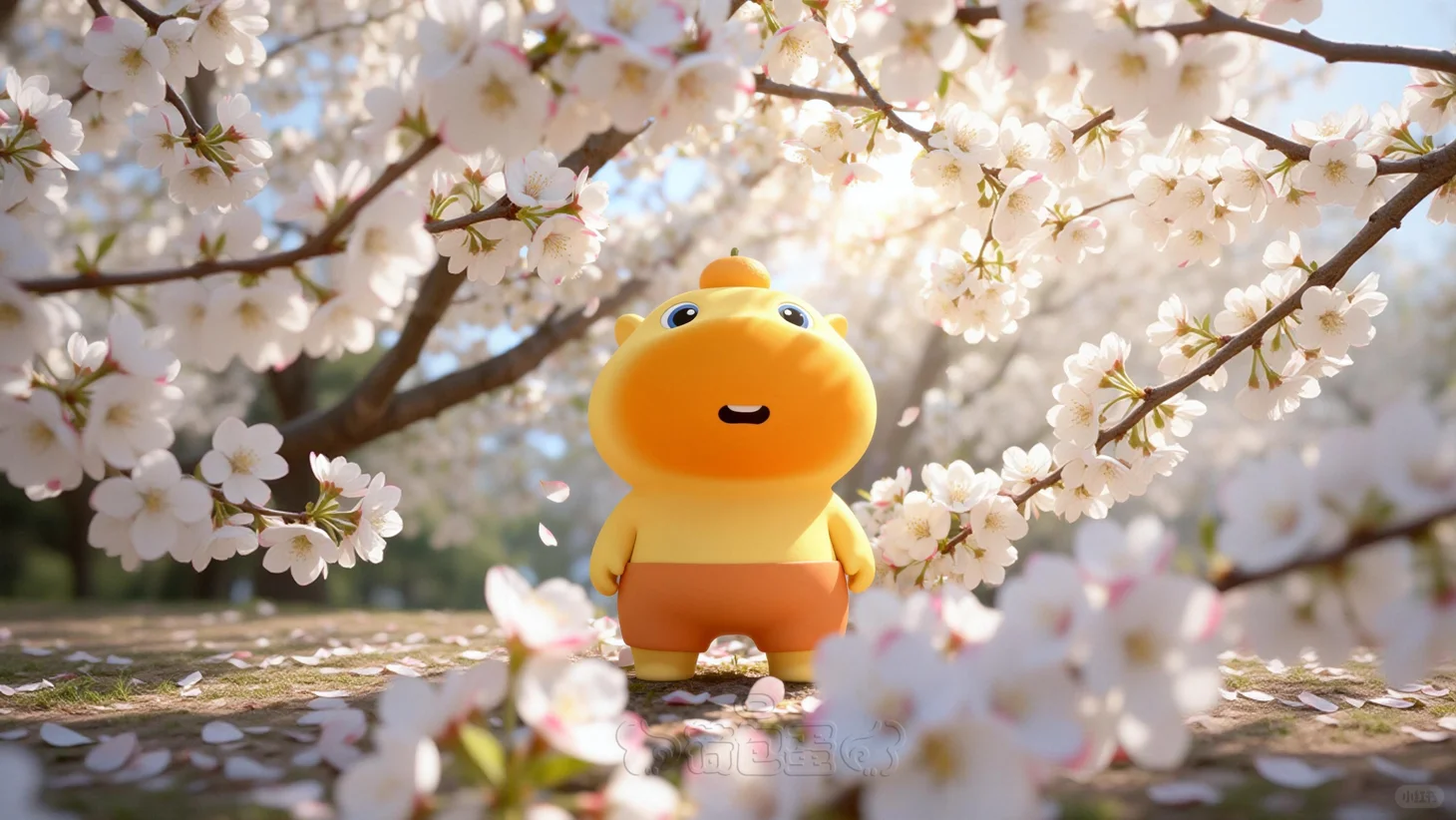 水豚噜噜壁纸丨户外系手机平板治愈背景壁纸