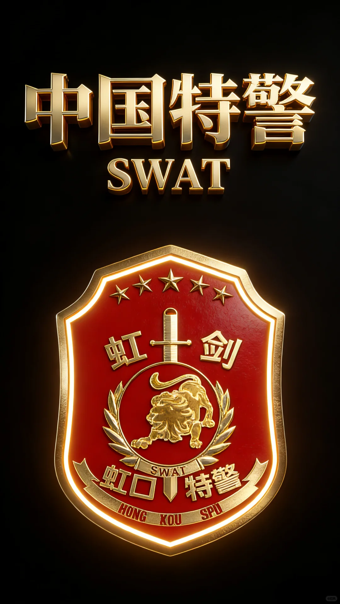 特警壁纸天花板！铁血柔情直接焊在手机上！