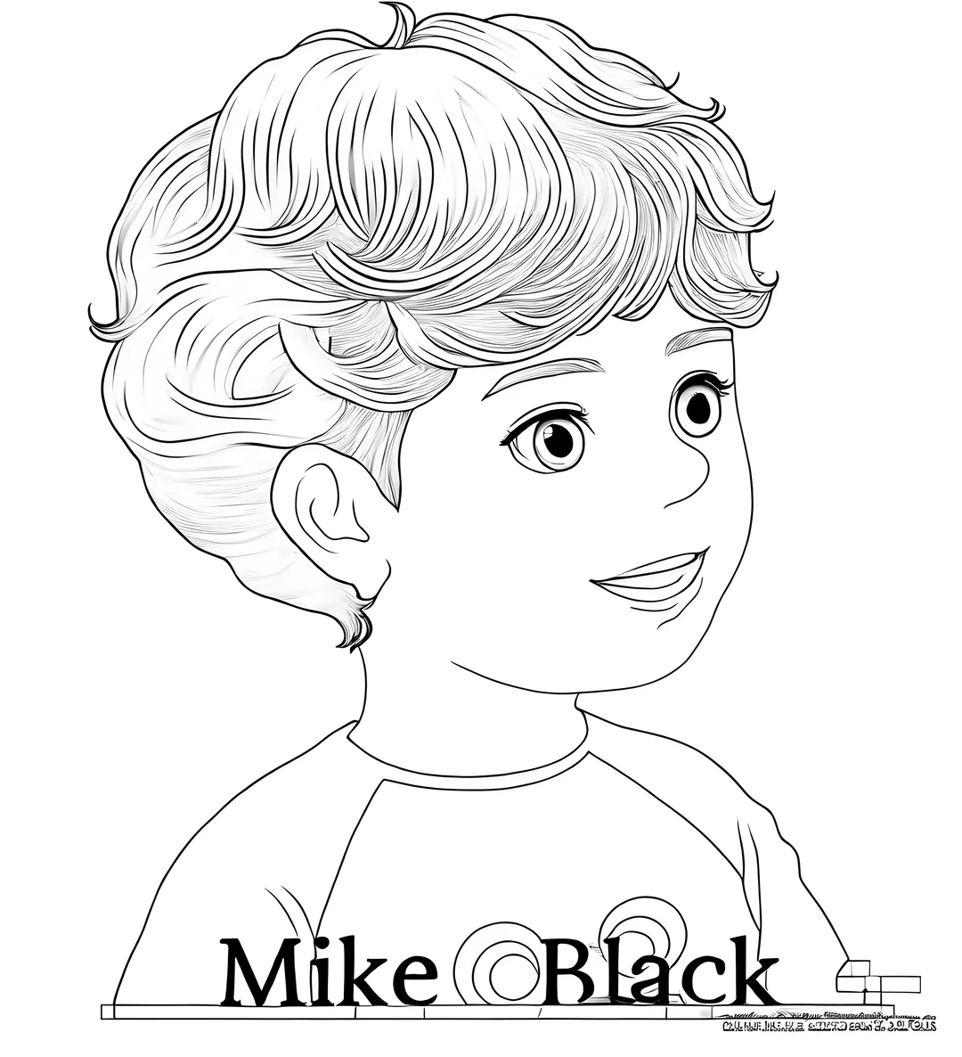 三年级上英语人物线稿 ，有需要的可以拿啦