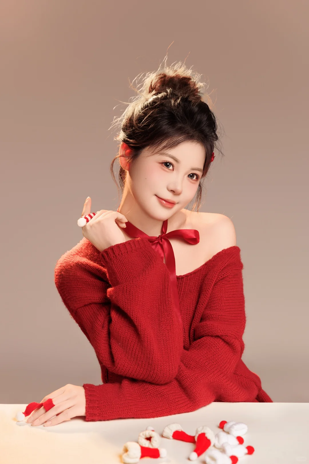 这套圣诞小红帽也太甜了吧🎄黄州写真