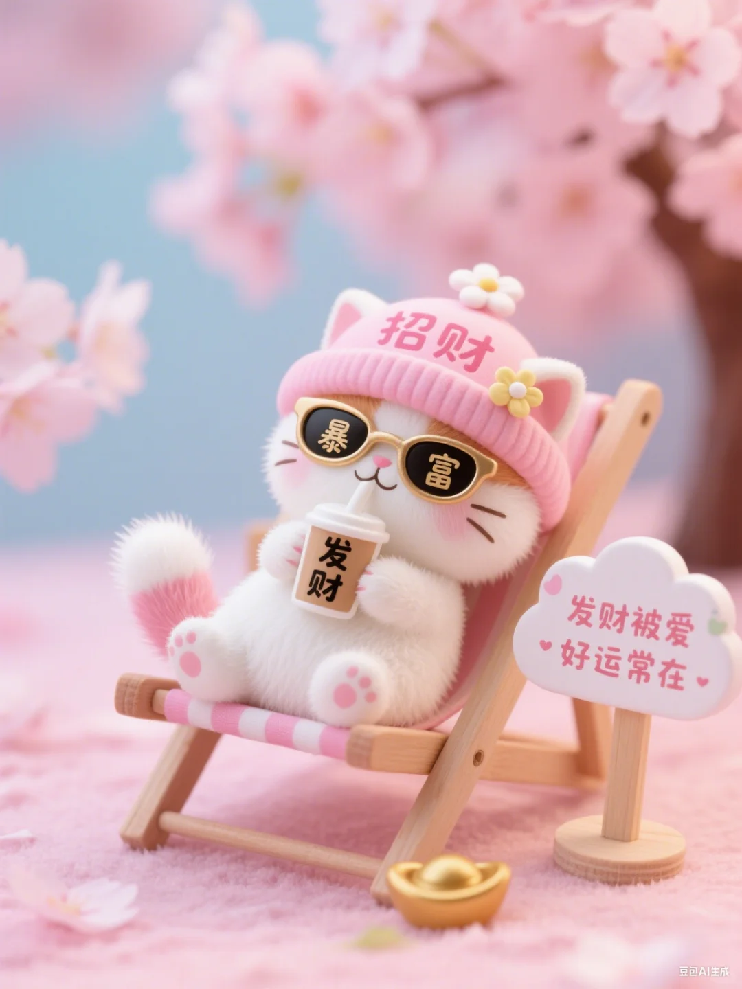 我是一只可爱又治愈的招财猫❤️