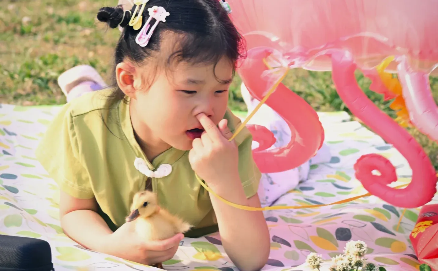 给我小外甥女拍的写真库存