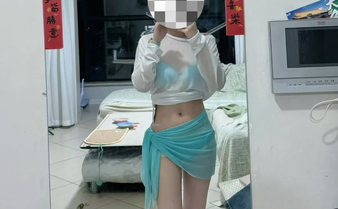 减肥去海边第四天 泳衣到喽