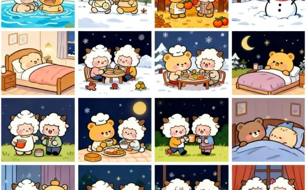 超可爱的懒羊羊表情包来啦！