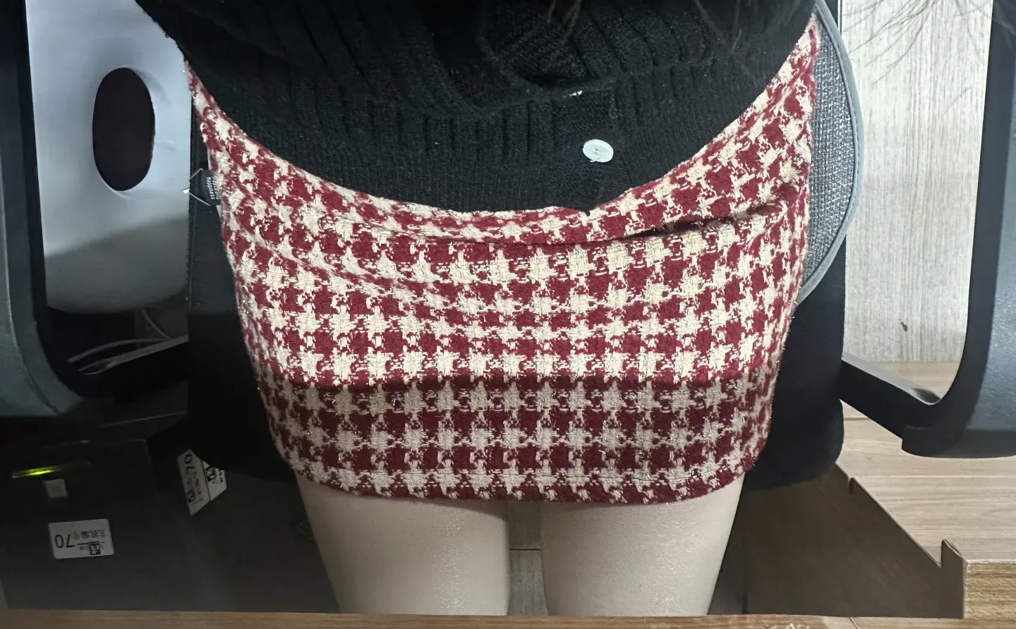 我的光腿神器！珠光丝袜+棉裤