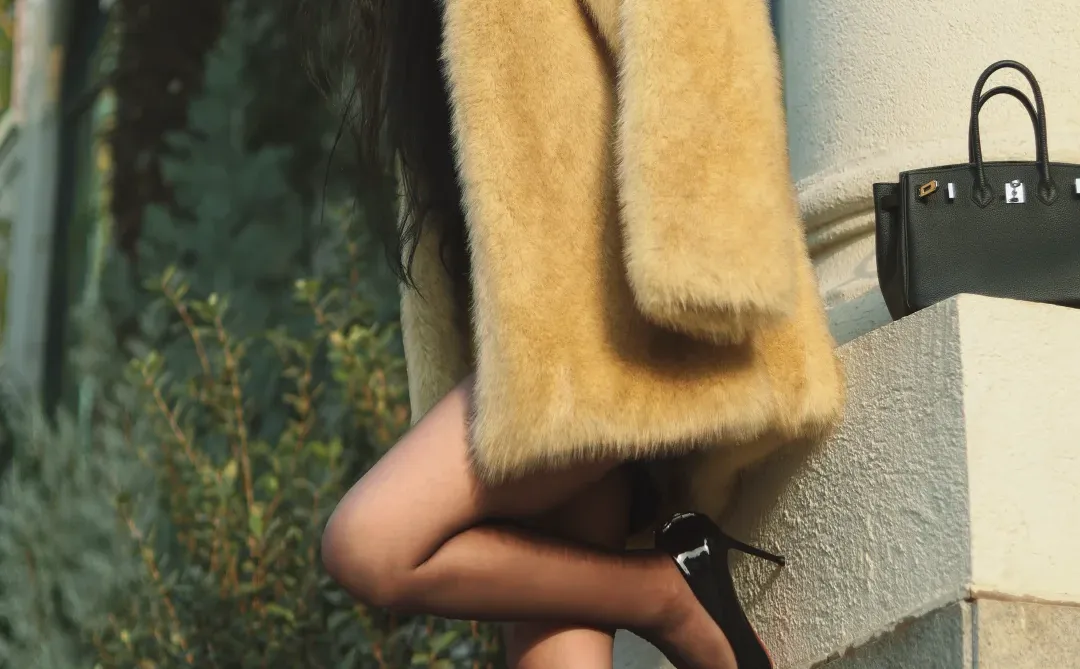 皮草➕丝袜➕高跟🟰出片📷