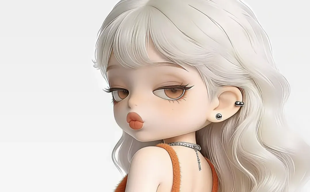 𝒔𝒉𝒂𝒓𝒆 | ios26全屏橙色女孩壁纸