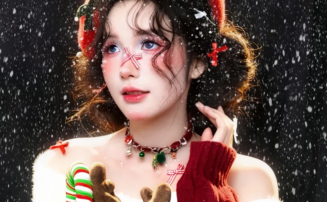 这么潦草…确定吗？！雪花精灵圣诞写真🎄