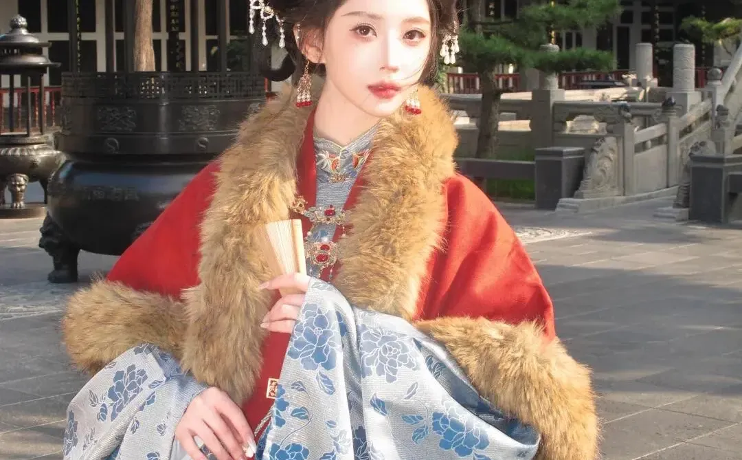 西安！不夜城！体验一天明制贵女（含披肩