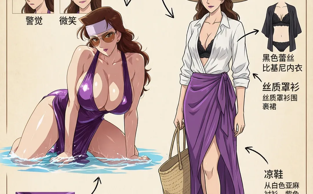 上条秀子•穿搭拆解•AI