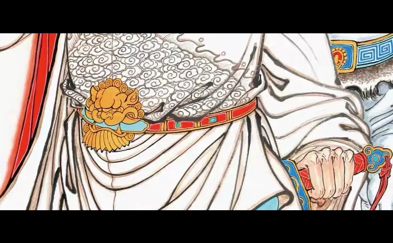 高清岳飞画像手机壁纸绘画传统国风设计素材