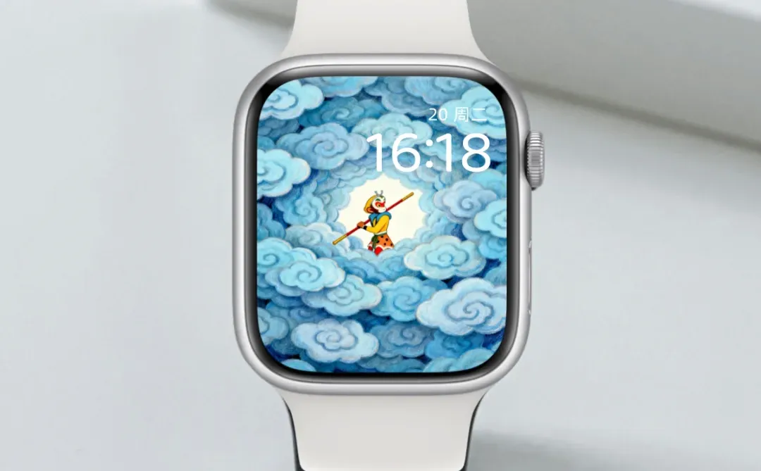 深蓝云海，大圣归来，高清手机壁纸