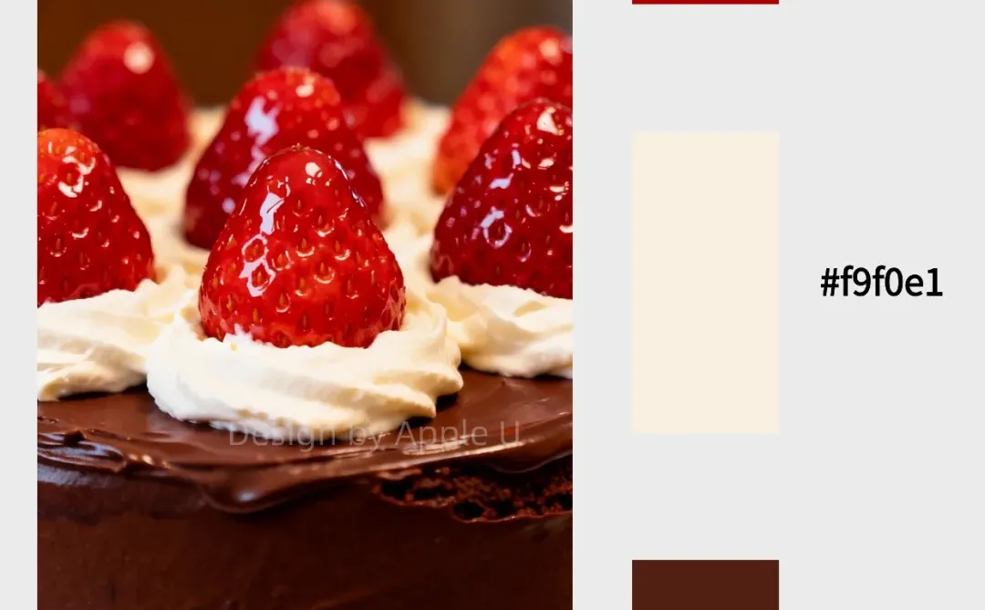 🤎❤️巧克力草莓蛋糕🍰景深壁纸