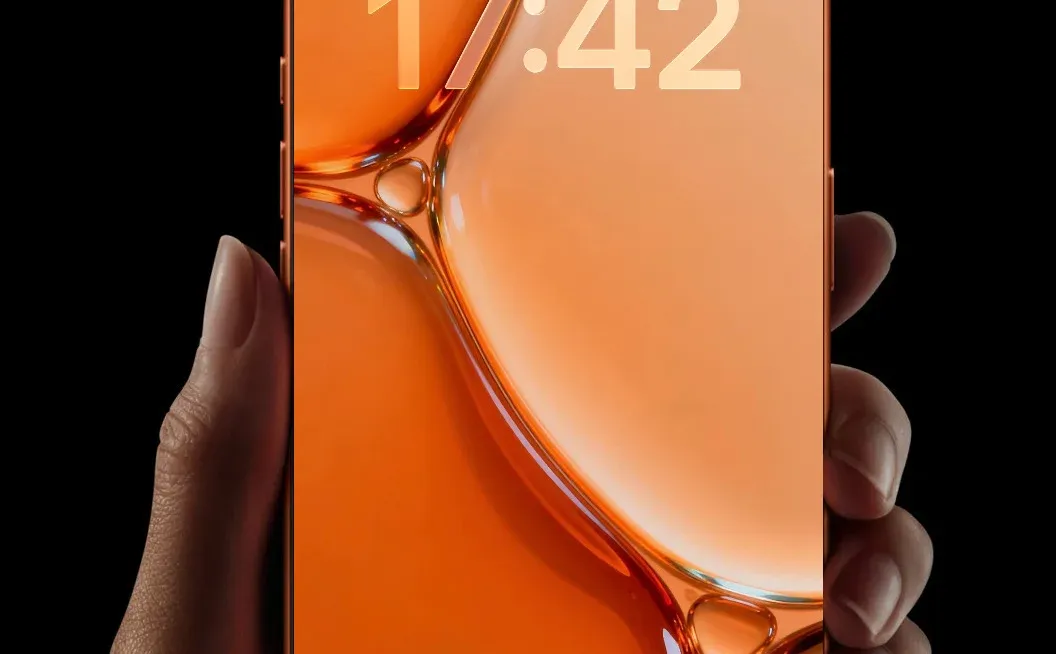 苹果液态玻璃风格｜橙色应用｜ios26壁纸