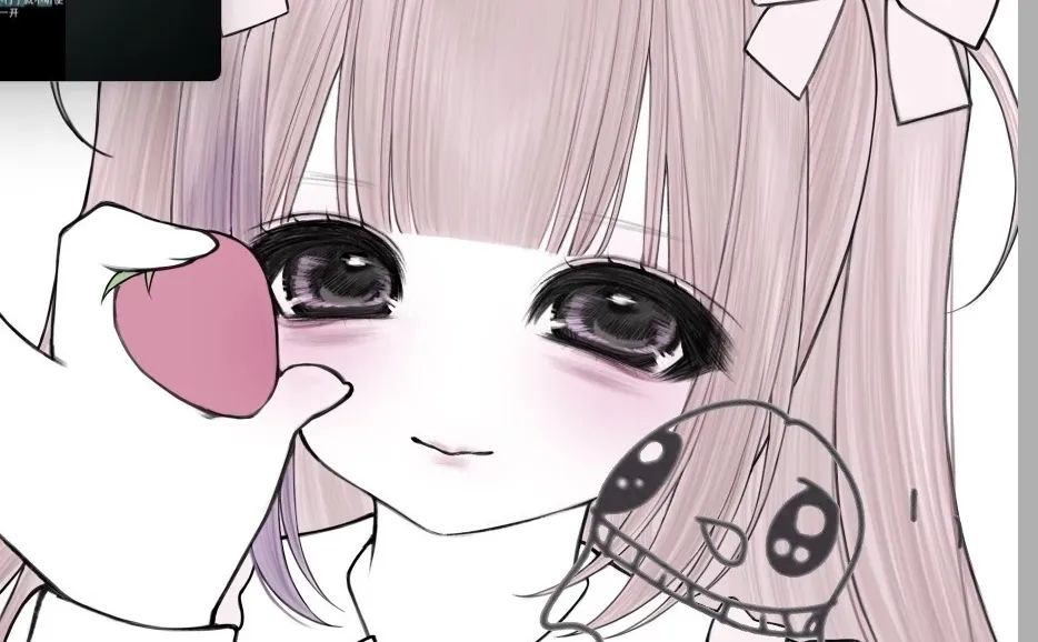 这个脸画的我好舒服