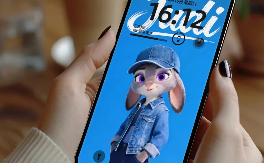 疯狂动物城牛仔蓝朱迪Judi丨4K原创壁纸