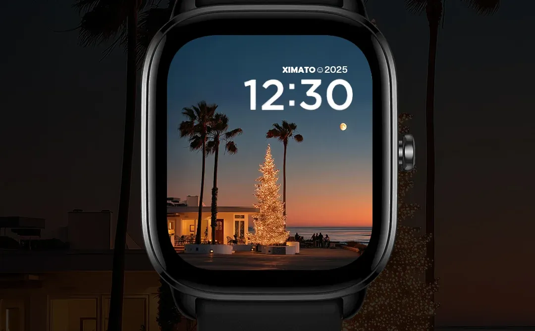 Ximato壁纸｜加州落日海边圣诞氛围🎄