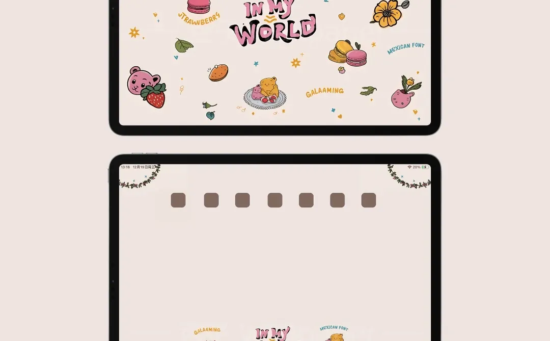 Ipad壁纸/可爱世界/343/平板壁纸