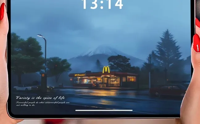 太爱了！小镇麦门4K插画壁纸