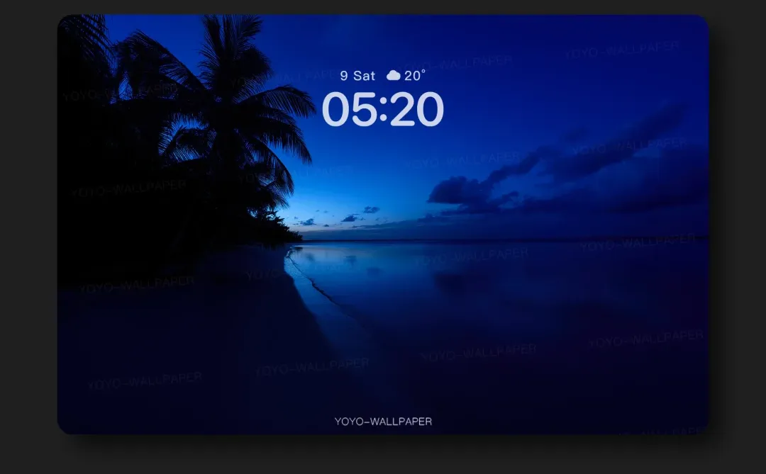 176 | 风景动态壁纸 | 蓝夜静海